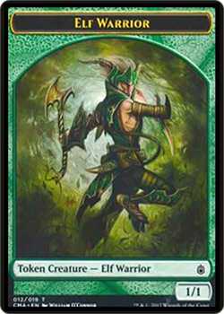 mtg elf token cards Knight (2/2 - Vigilance) by Pat Lewis Kaldheim Tokens Type 1/1 Green Elf Warrior Creature