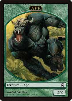 2/2 Green Ape Creature Token | MTG.onl Tokens