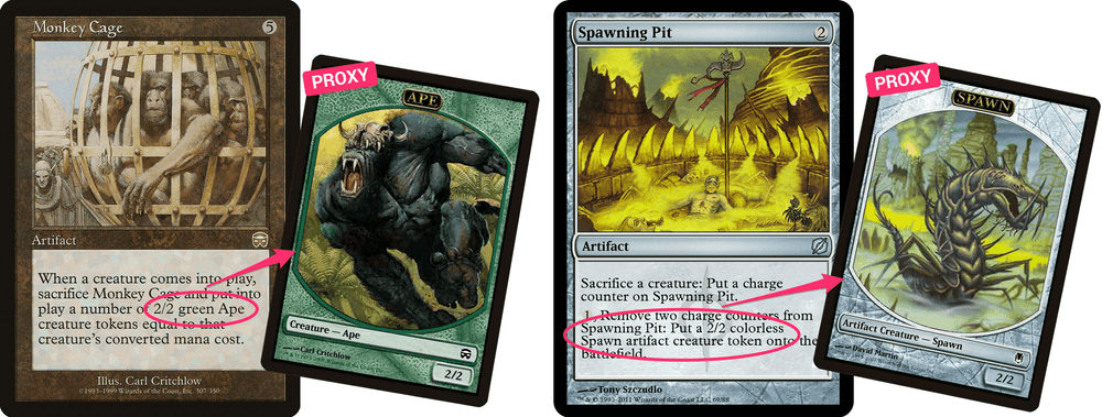 Magic: the Gathering's missing tokens