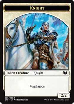 Chevalier (2/2, Protection contre le blanc, célérité, débordement) - Knight  (2/2, Flanking, protection from white, haste) - Carte Magic The Gathering -  Playin by Magic Bazar